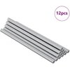 Srieginis strypas 12 vnt. Sidabrinė 6 x 120 mm Plienas