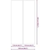 Baseino dugno plėvelė Reguliuojamas Juoda 420 x 220 x 0,1 cm