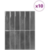 Stačiakampė plytelė 10 pcs Pilka 29 x 23 x 0,08 cm