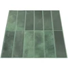 Stačiakampė plytelė 10 pcs Tamsiai žalia 29 x 23 x 0,08 cm