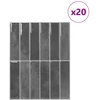 Stačiakampė plytelė 20 pcs Pilka 29 x 23 x 0,08 cm