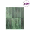 Stačiakampė plytelė 50 pcs Tamsiai žalia 29 x 23 x 0,08 cm