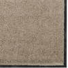Durų kilimėlis Bežinė ir juoda 120 x 300 cm 100% poliamidas