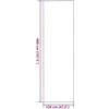 Durų kilimėlis Pilka ir juoda 120 x 400 cm 100% poliamidas