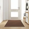 Durų kilimėlis Ruda ir juoda 120 x 250 cm 100% poliamidas