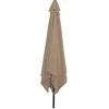 Sodo skėtis Taupe 295 x 295 x 245 cm Poliesteris ir plienas