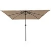 Sodo skėtis Taupe 295 x 295 x 245 cm Poliesteris ir plienas