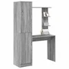 Stalas 2 pcs Pilkas Sonoma