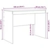 Stalas Balta 100 x 50 x 76 cm