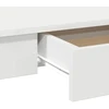 Stalas, baltas, 100x45x75 cm, inžinerinė mediena