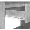 Stalas Betono Pilka 100 x 50 x 78 cm Dirbtinė mediena