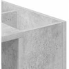 Stalas Betono pilka 109 x 50 x 78 cm Apdirbta mediena