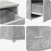 Stalas Betono pilka 131,5 x 50 x 106,5 cm Apdirbta mediena