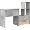 Stalas Betono pilka 131,5 x 50 x 106,5 cm Apdirbta mediena