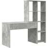 Stalas Betono pilka 138,5 x 55 x 143 cm Apdirbta mediena