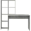 Stalas Betono pilka 138,5 x 55 x 143 cm Apdirbta mediena