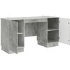 Stalas Betono pilka 142,5 x 50 x 75 cm Apdirbta mediena