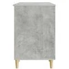 Stalas Betono pilka 142,5 x 50 x 75 cm Apdirbta mediena