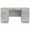 Stalas Betono pilka 142,5 x 50 x 75 cm Apdirbta mediena