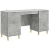 Stalas Betono pilka 142,5 x 50 x 75 cm Apdirbta mediena