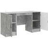 Stalas Betono pilka 142,5 x 50 x 75 cm Apdirbta mediena