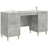 Stalas Betono pilka 142,5 x 50 x 75 cm Apdirbta mediena
