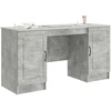 Stalas Betono pilka 142,5 x 50 x 75 cm Apdirbta mediena