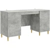 Stalas Betono pilka 142,5 x 50 x 75 cm Apdirbta mediena