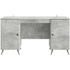 Stalas Betono pilka 142,5 x 50 x 75 cm Apdirbta mediena