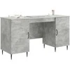 Stalas Betono pilka 142,5 x 50 x 75 cm Apdirbta mediena