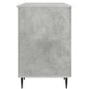 Stalas Betono pilka 142,5 x 50 x 75 cm Apdirbta mediena