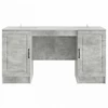Stalas Betono pilka 142,5 x 50 x 75 cm Apdirbta mediena