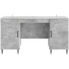 Stalas Betono pilka 142,5 x 50 x 75 cm Apdirbta mediena