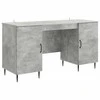 Stalas Betono pilka 142,5 x 50 x 75 cm Apdirbta mediena
