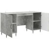 Stalas Betono pilka 142,5 x 50 x 75 cm Apdirbta mediena