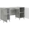 Stalas Betono pilka 142,5 x 50 x 75 cm Apdirbta mediena