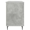 Stalas Betono pilka 142,5 x 50 x 75 cm Apdirbta mediena