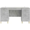 Stalas Betono pilka Apdirbta mediena 142,5 x 50 x 75 cm