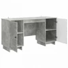 Stalas Betono pilka Apdirbta mediena 142,5 x 50 x 75 cm