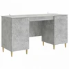 Stalas Betono pilka Apdirbta mediena 142,5 x 50 x 75 cm