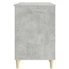 Stalas Betono pilka Apdirbta mediena 142,5 x 50 x 75 cm