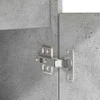 Stalas Betono pilka 140 x 49 x 76 cm Apdirbta mediena
