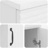 Stalas Itin blizgi balta 142,5 x 50 x 75 cm Apdirbta mediena