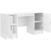 Stalas Itin blizgi balta 142,5 x 50 x 75 cm Apdirbta mediena