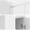 Stalas Itin blizgi balta 142,5 x 50 x 75 cm Apdirbta mediena