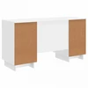Stalas Itin blizgi balta Apdirbta mediena 142,5 x 50 x 75 cm