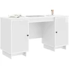 Stalas Itin blizgi balta Apdirbta mediena 142,5 x 50 x 75 cm