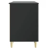 Stalas Juoda Apdirbta mediena 142,5 x 50 x 75 cm