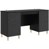 Stalas Juoda Apdirbta mediena 142,5 x 50 x 75 cm