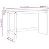 Stalas Pilka 112 x 50 x 75 cm Kietas pušies medis